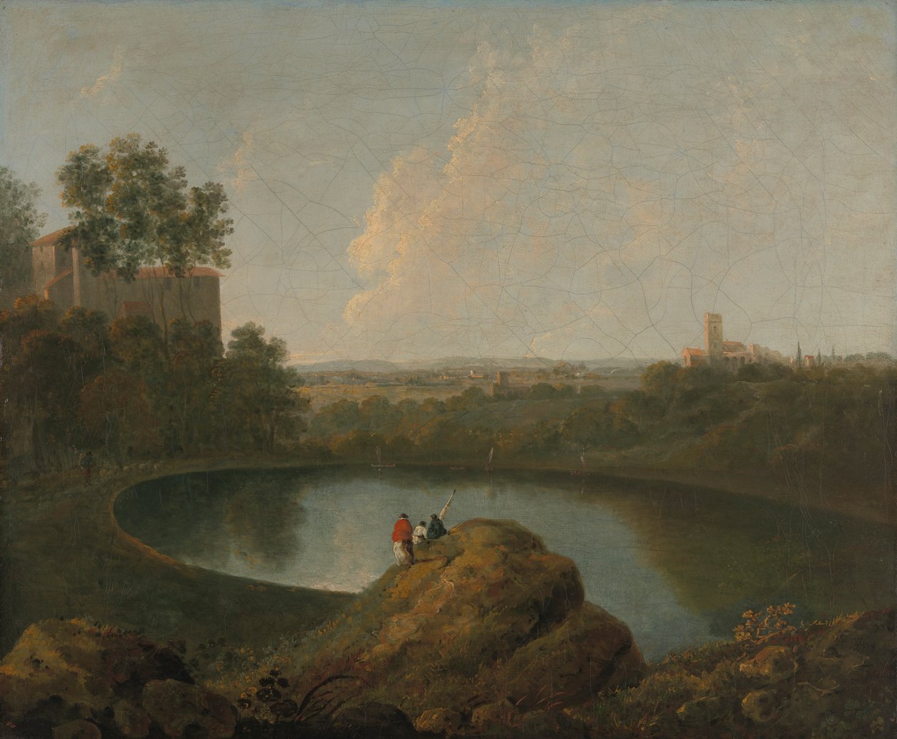 La tête du lac de Nemi - Imitator of Richard Wilson RA