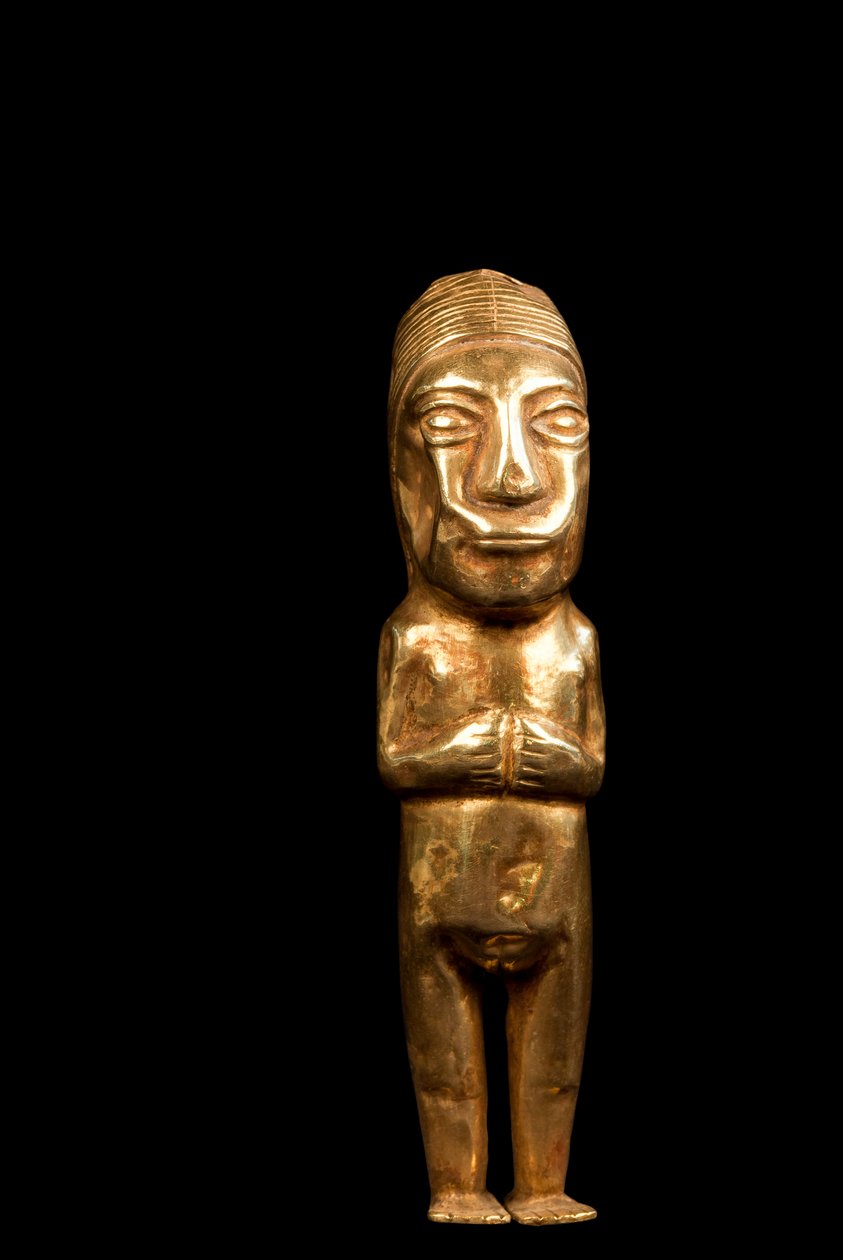 Figure nue / art inca (métal) - Incan Incan