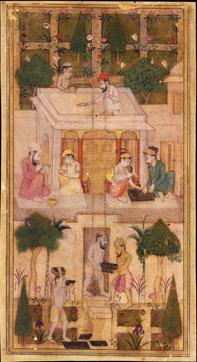 Faire des livres dans un jardin - Indian Art