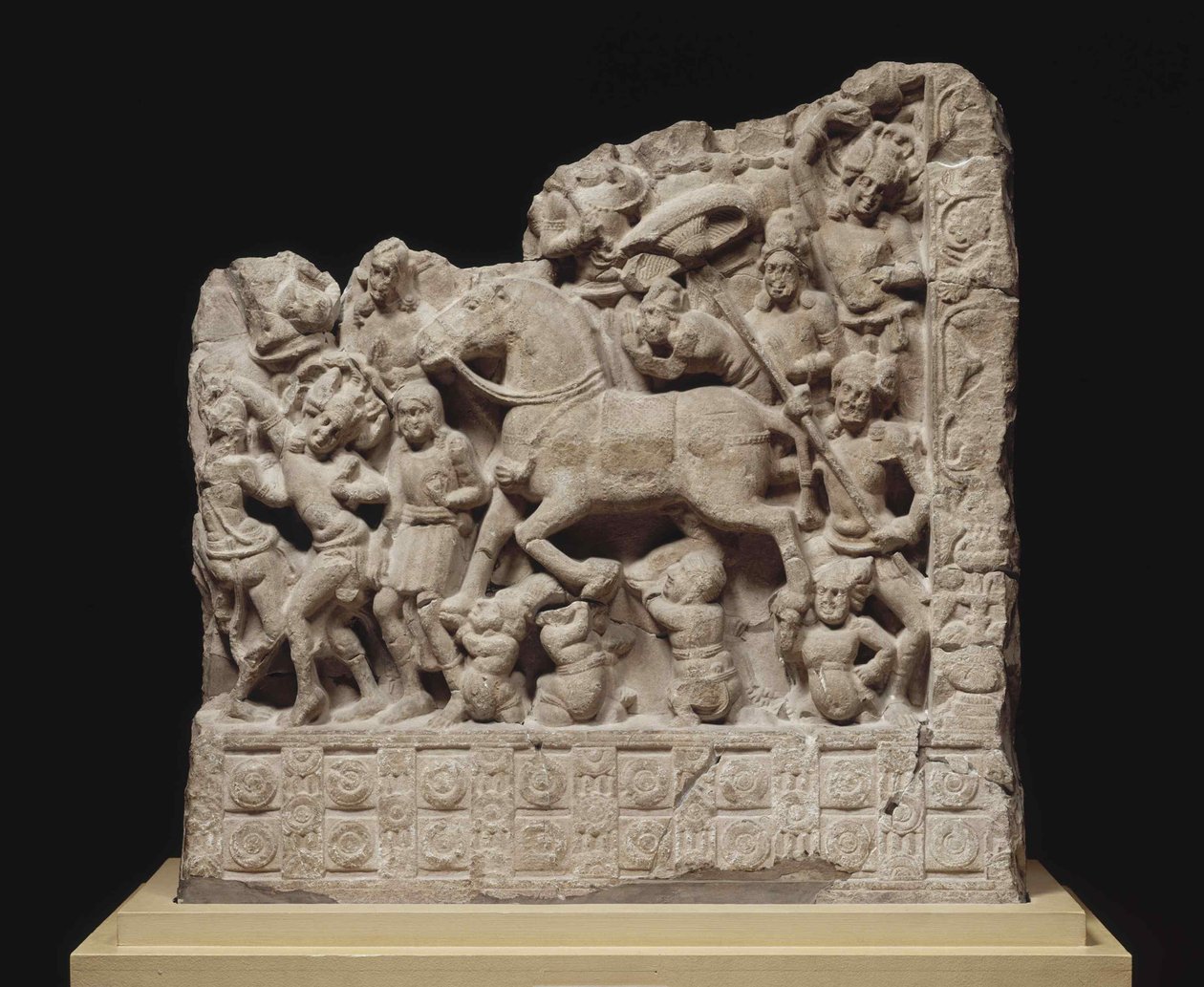 Le Grand Départ de Siddhartha Gautama - Indian Art.