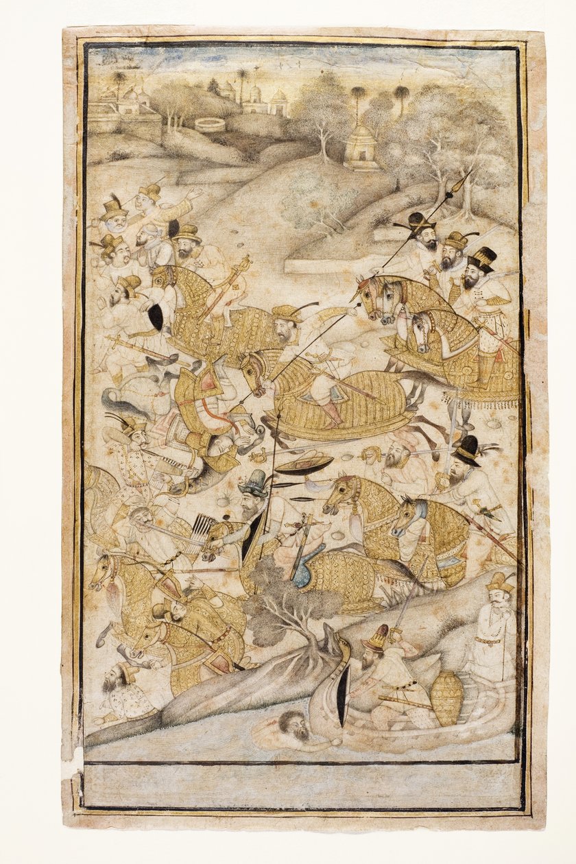 Une bataille menée par des Européens - Indian School