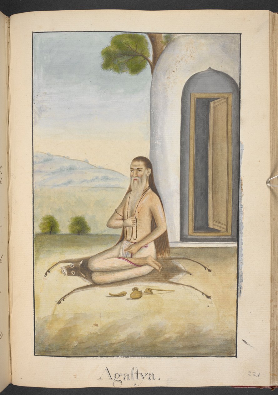Agastya, sage, conseiller de Rama - Indian School