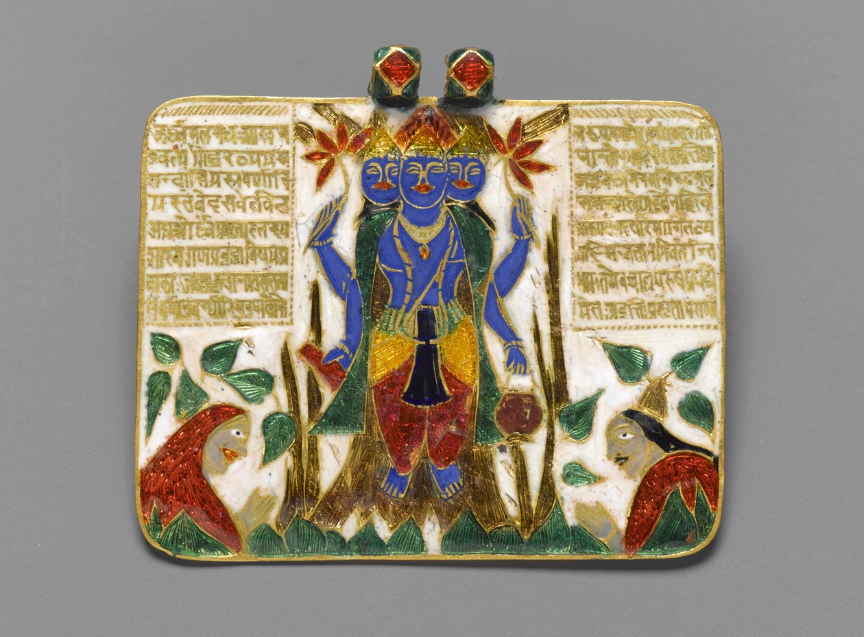 Pendentif Brahma, fin du XVIIIe siècle - Indian School