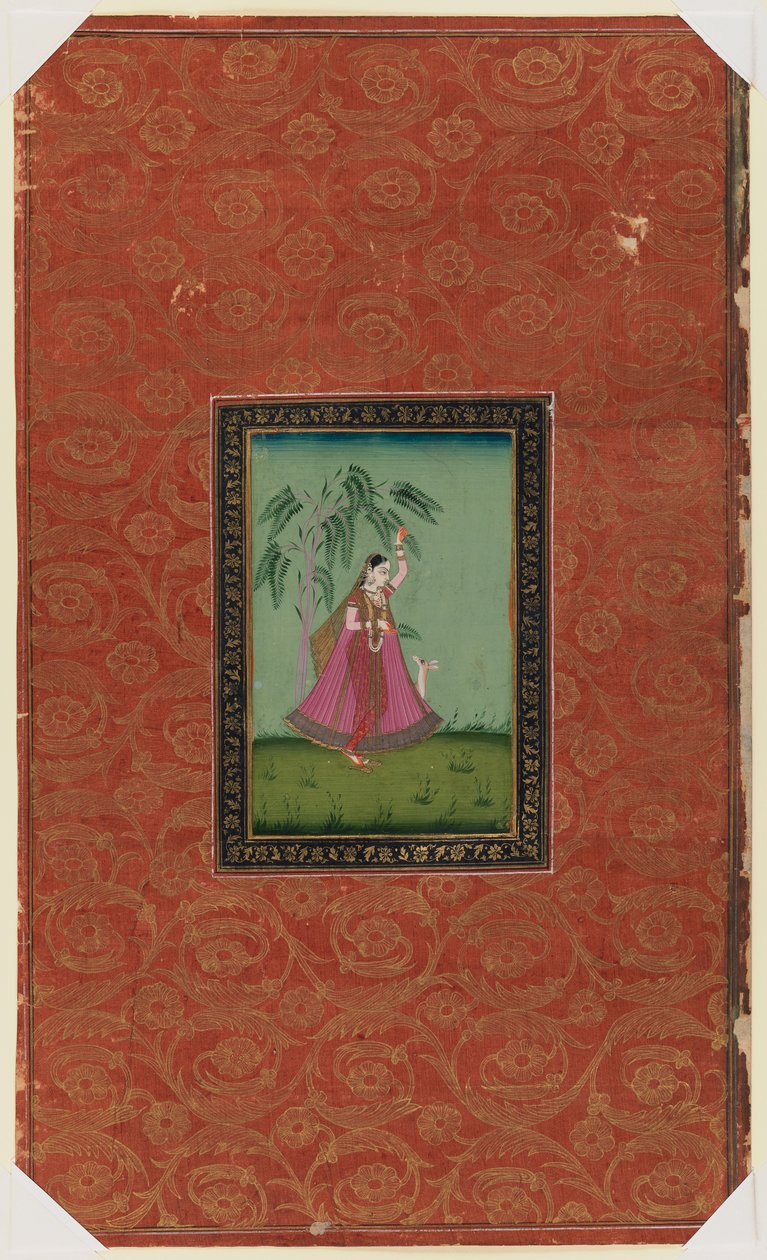 Fille avec un cerf, 1875-1900 - Indian School