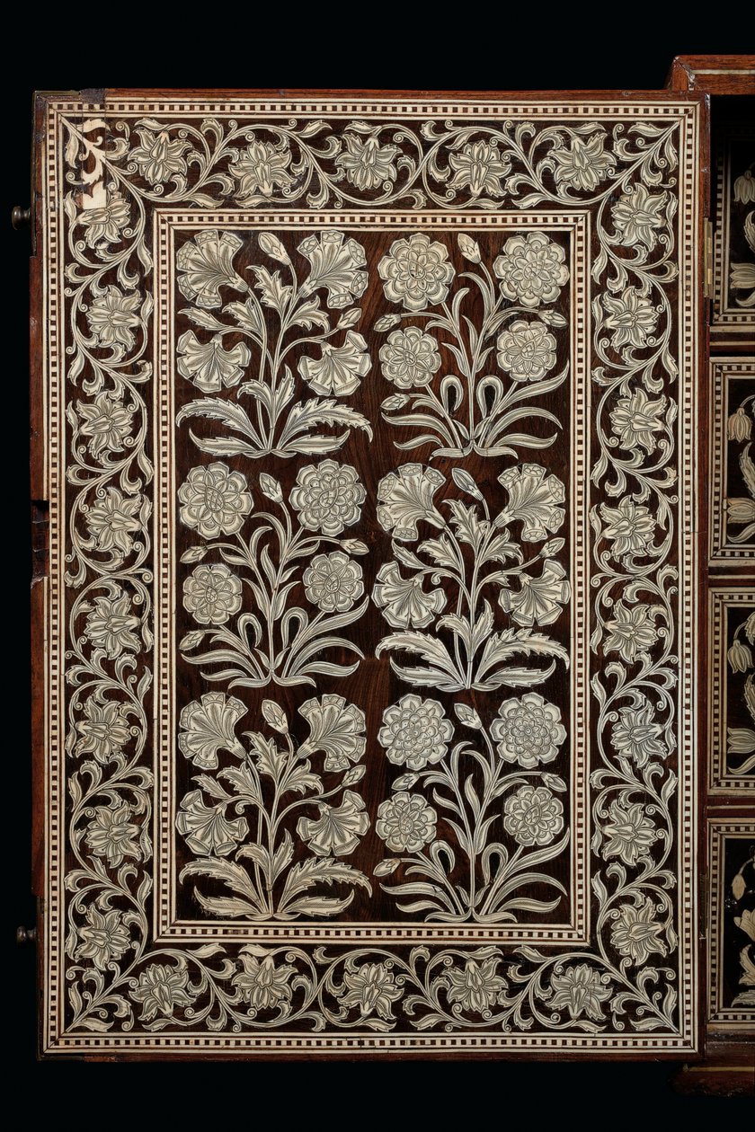 Cabinet Moghol, Gujarat ou Sindh, Inde Occidentale - Indian School