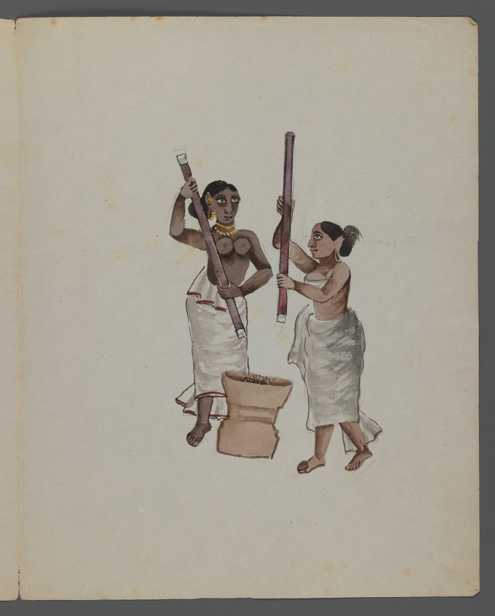 Une des neuf images montrant des Indiens dans différentes professions - Indian School