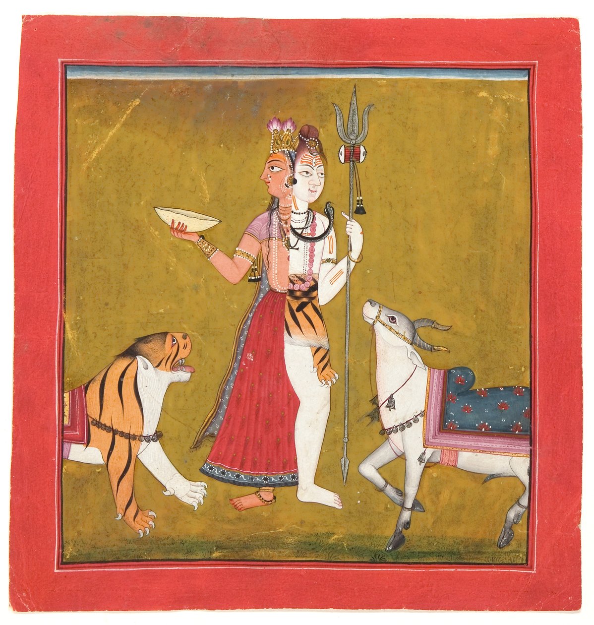 Shiva Ardhanarishvara, c.1715 - Indian School
