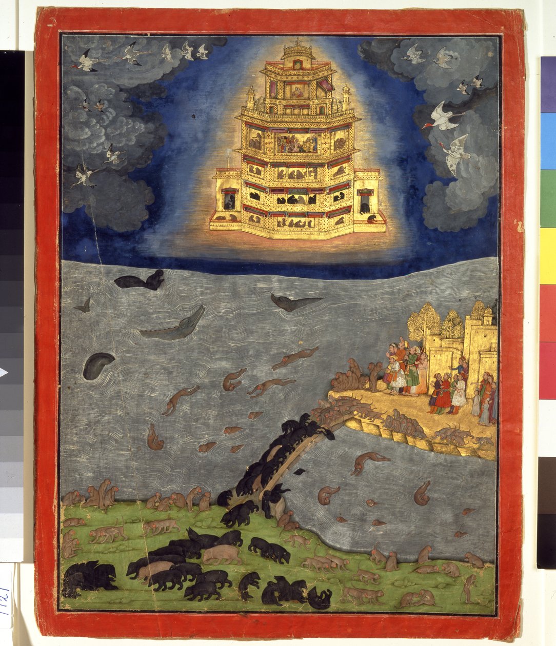 Le char céleste, vers 1650 - Indian School