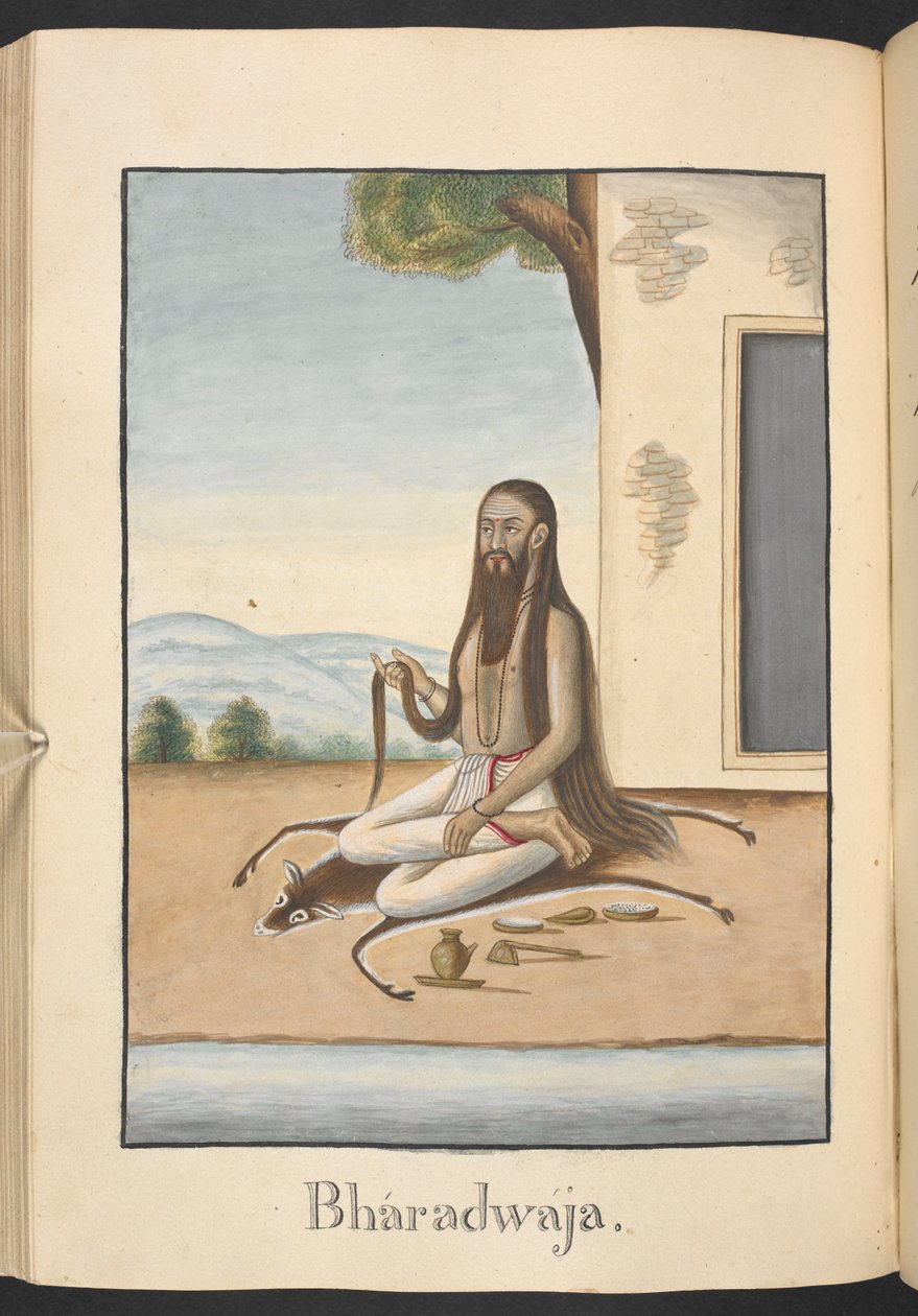 Le sage Bharadvaja - Indian School