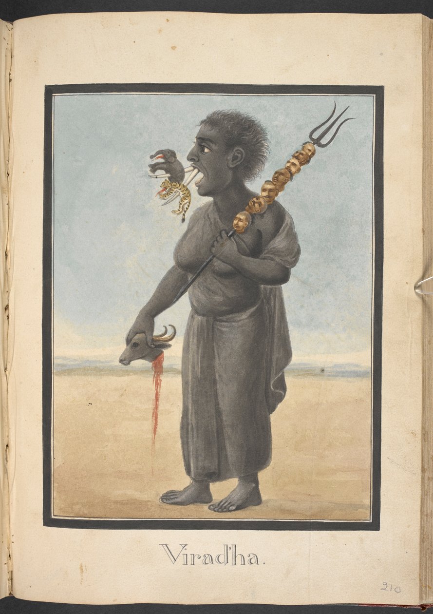 Viradha, un démon mangeur d