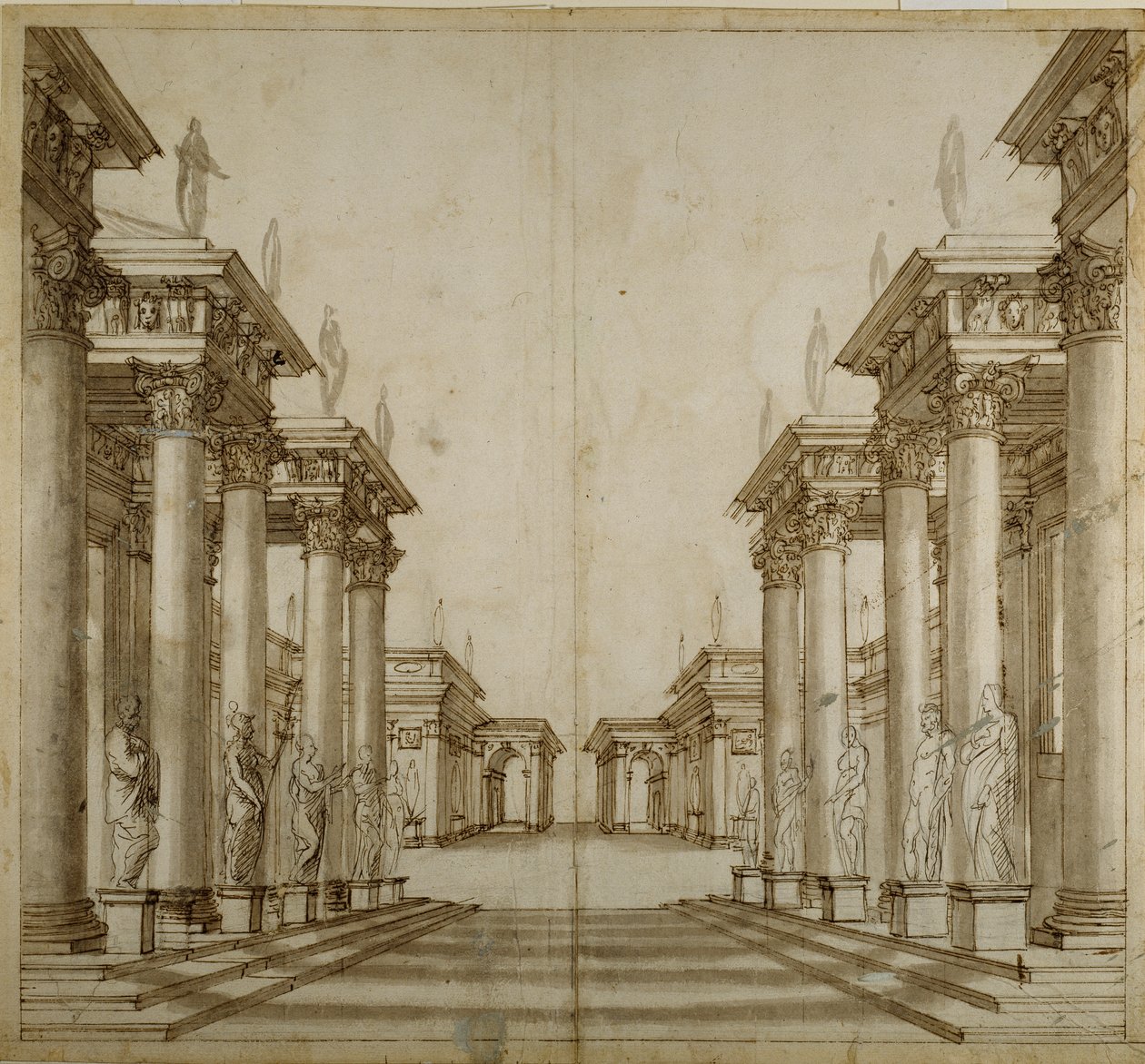 Un atrium romain - Inigo Jones