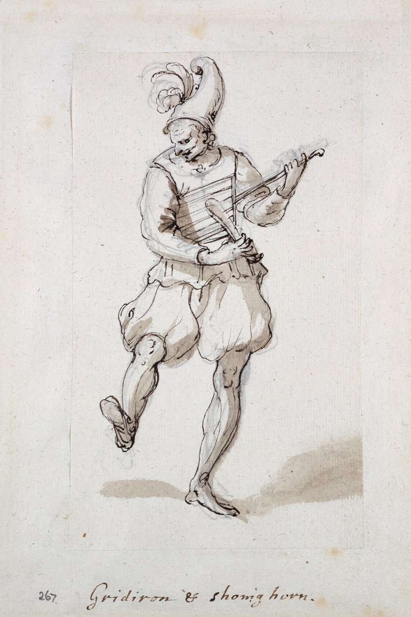 Homme avec grille et chausse-pied - Inigo Jones