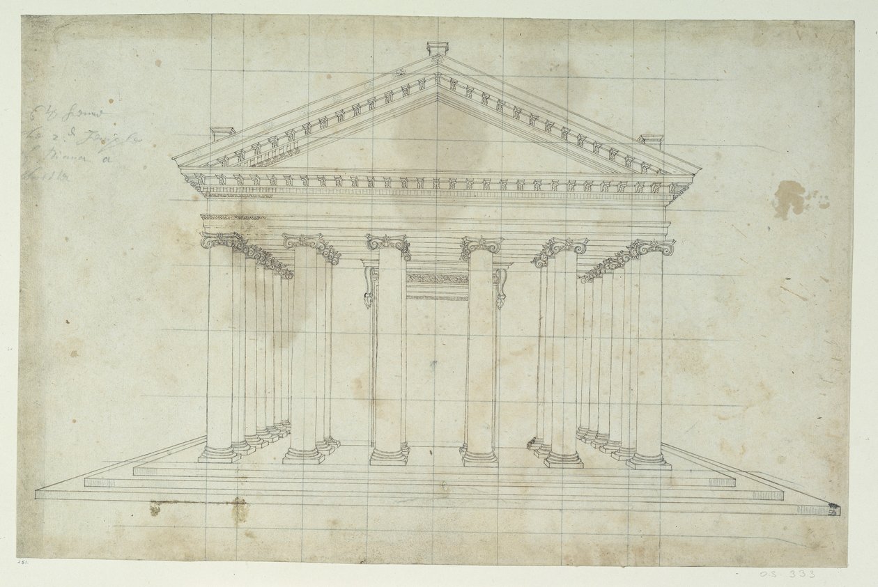 Le Second Temple de Diane, c.1635 - Inigo Jones