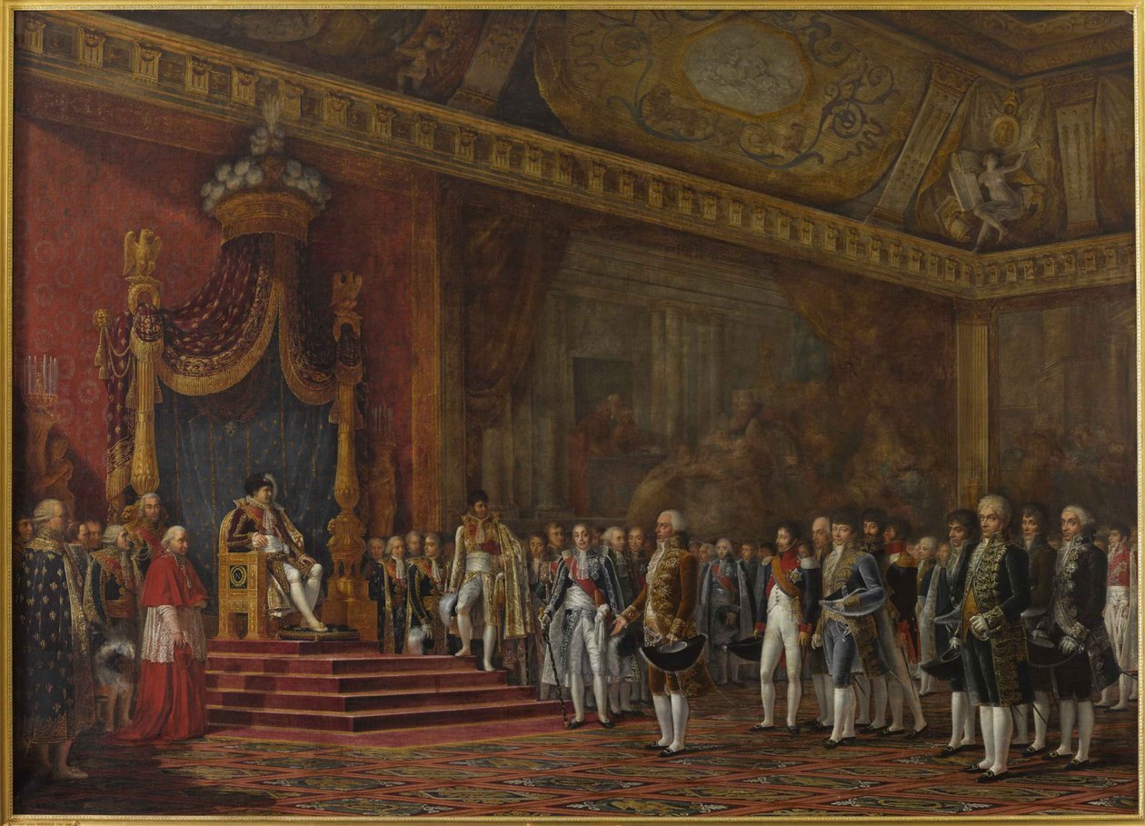 Députation du Sénat romain présentant son hommage à Napoléon Ier le 16 novembre 1809, 1810 - Innocent Louis Goubaud