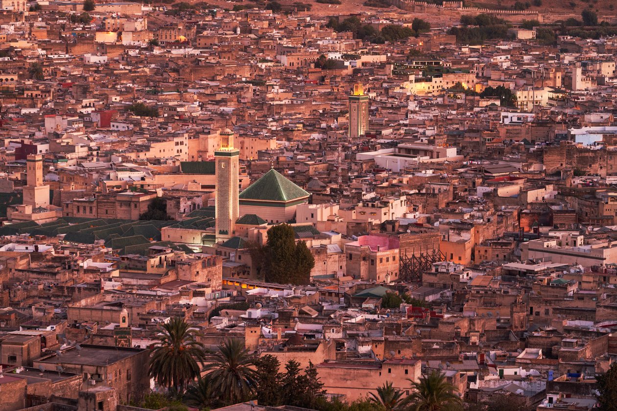 Vue de la médina de Fès, Maroc, 2019 (photo) - Ira Block