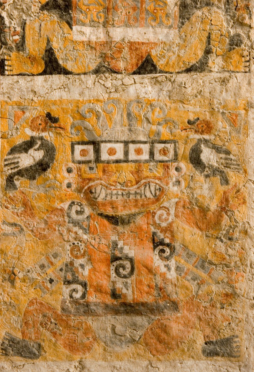 À Huaca El Brujo, la sépulture principale dans le coin nord-ouest d
