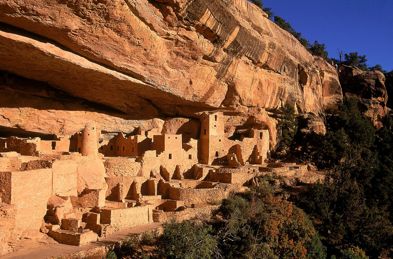 Mesa Verde est un parc national des États-Unis situé dans le coin sud-ouest du Colorado. - Ira Block