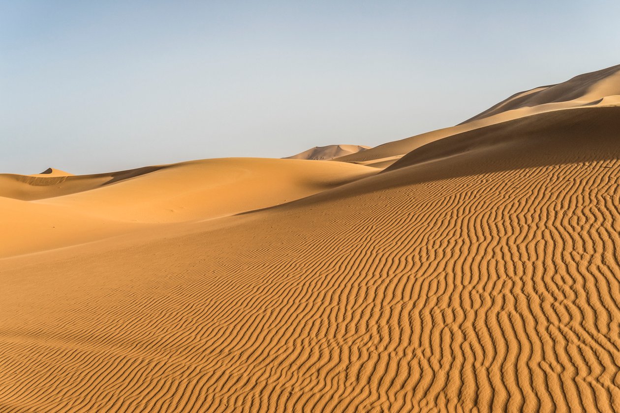 Dunes de sable dans l
