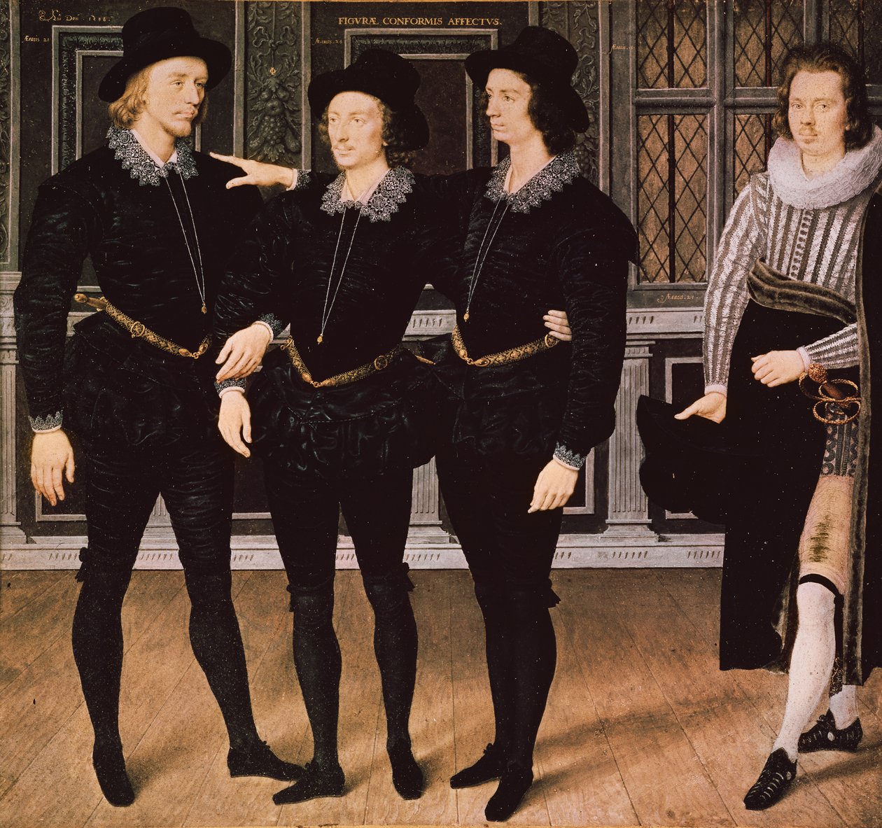 Les frères Browne, 1598 - Isaac Oliver