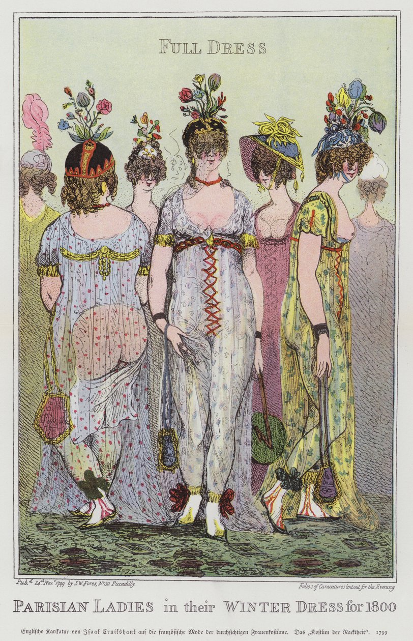 Dames parisiennes en tenue d