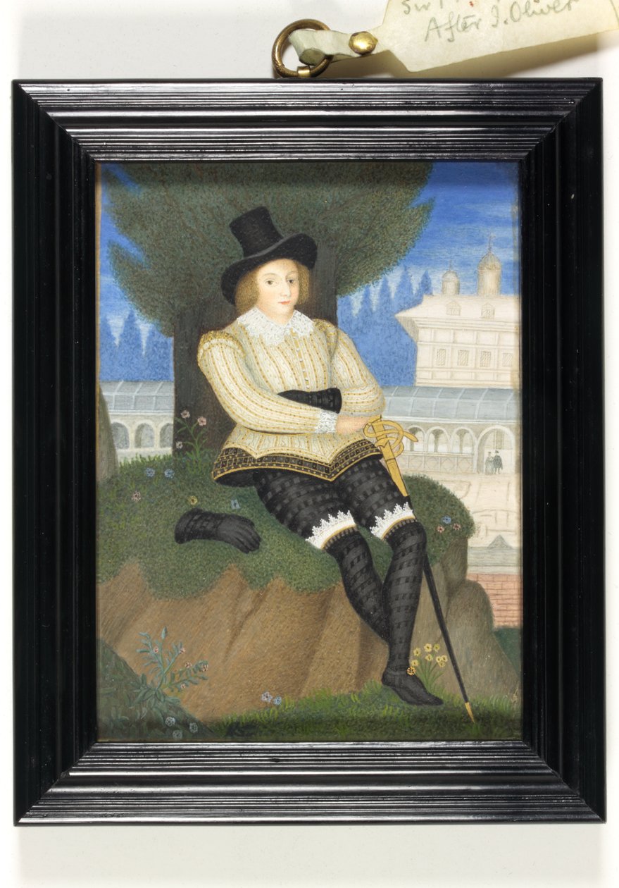 Un gentleman traditionnellement identifié comme Sir Philip Sydney - Isaac (after) Oliver