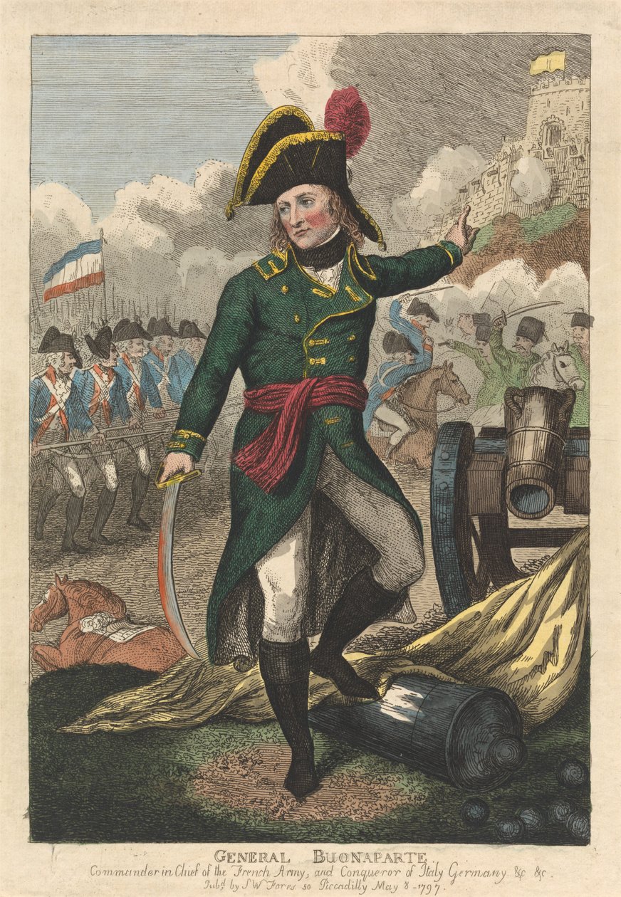 Général Buonaparte - Isaac Cruikshank
