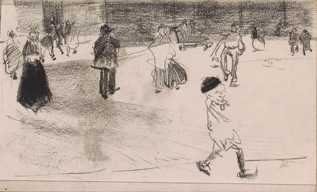 Figures dans la rue - Isaac Israels