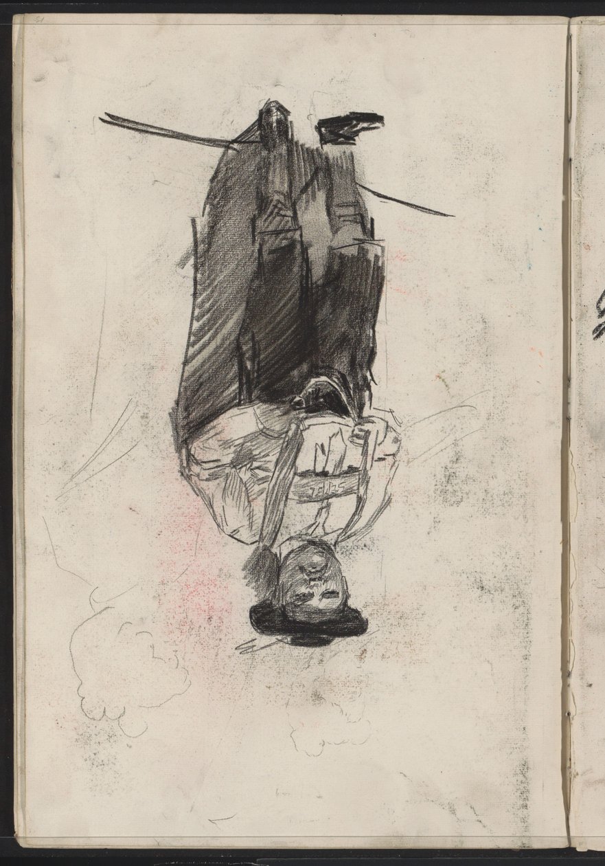 Homme debout en costume bavarois - Isaac Israels