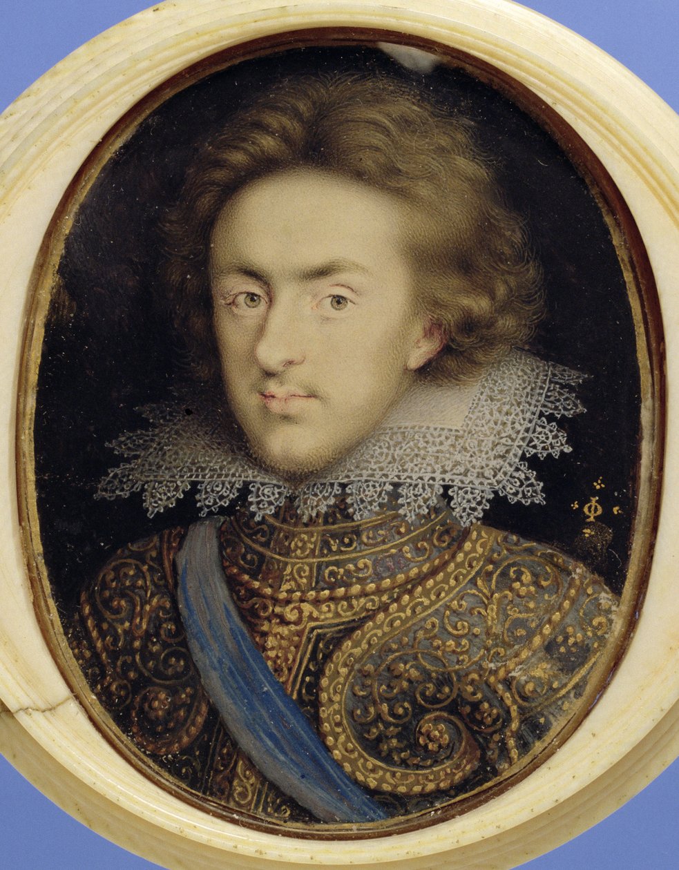 Portrait miniature de Henry (1594-1612) Prince de Galles - Isaac Oliver