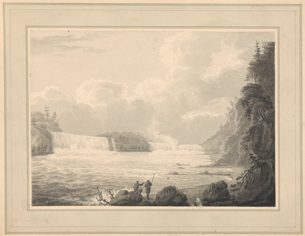 Vue des chutes du Niagara - Isaac Weld