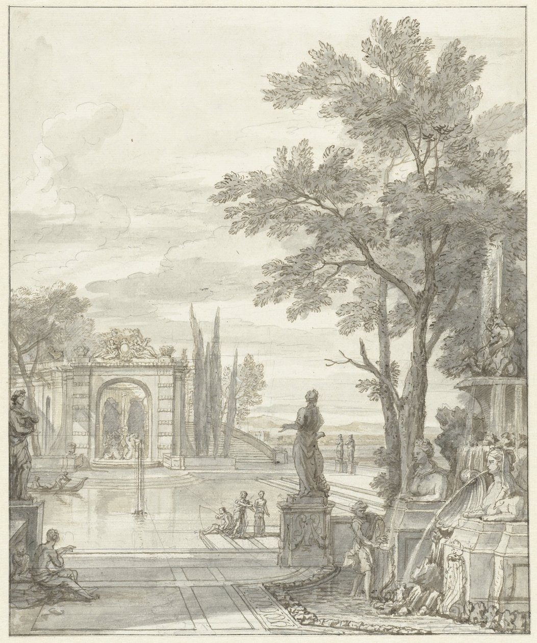Vue de parc - Isaac de Moucheron