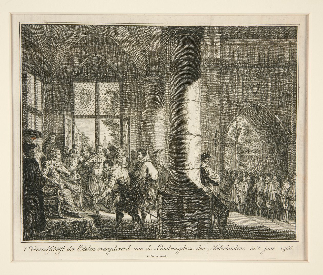 Verzoekschrift der Edelen overgeleverd aan de Landvoogdene der Nederlanden, in - Isaak Tirion