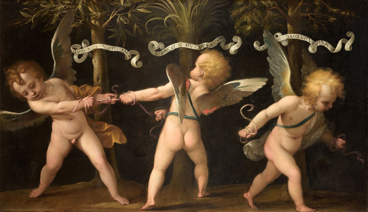 Allégorie avec chérubins ailés, vers 1635 - Isidoro Bianchi