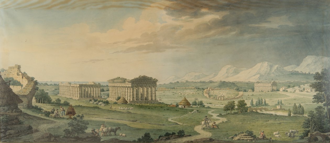 Vue sur les magnifiques ruines de l