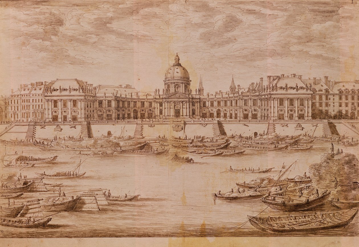 Vue en perspective du Collège des Quatre-Nations (Palais de l
