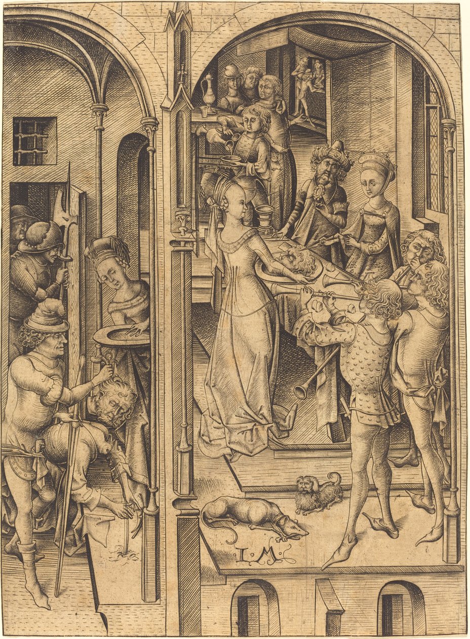 Décapitation de Saint Jean-Baptiste - Israhel van Meckenem