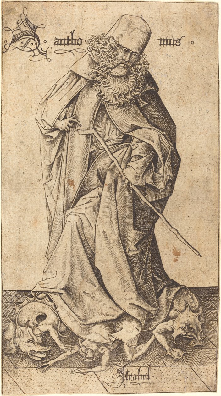 Saint Antoine - Israhel van Meckenem