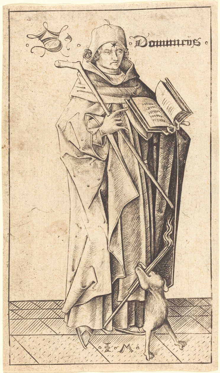 Saint Dominique - Israhel van Meckenem