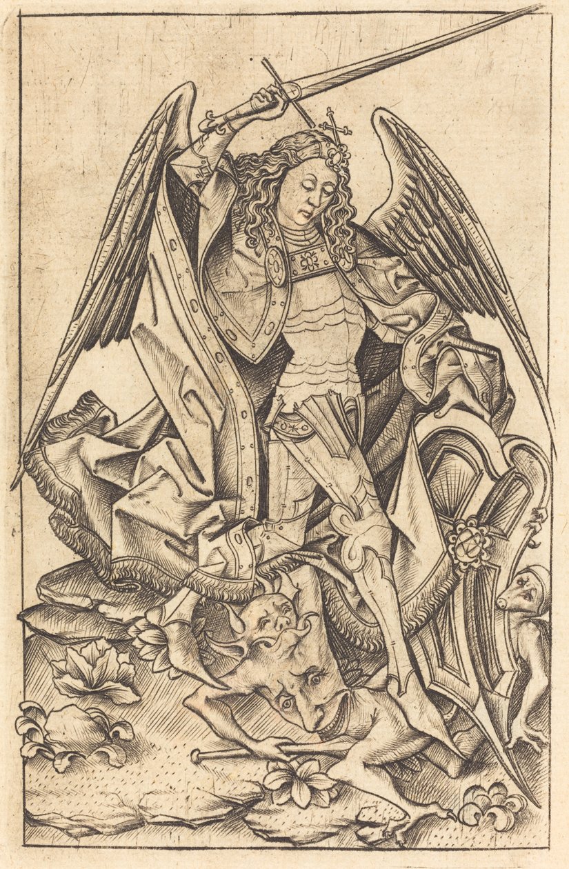 Saint Michel - Israhel van Meckenem
