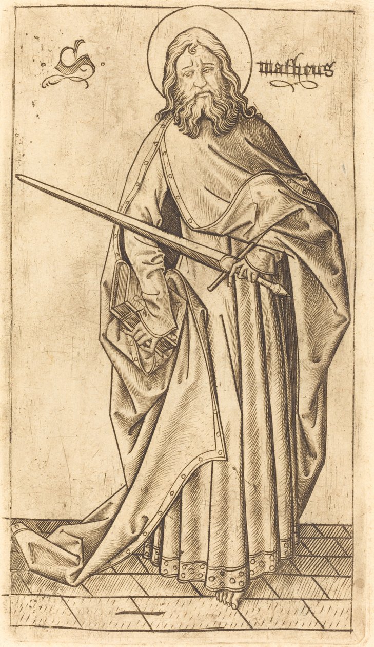 Saint Paul ou Saint Matthieu, vers 1470-1480 - Israhel van Meckenem