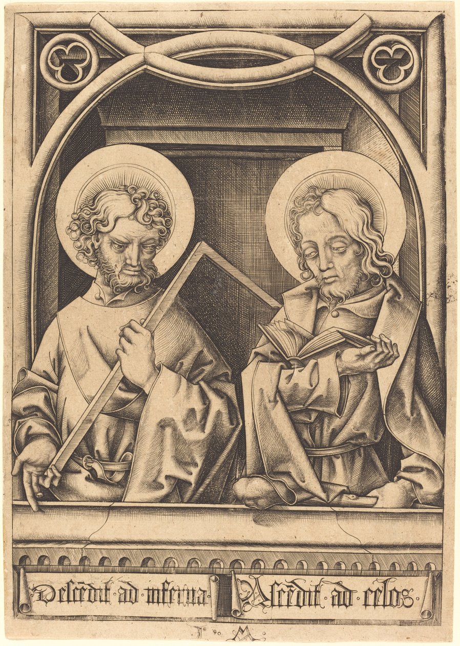 Saints Thomas et Jacques le Mineur, vers 1480-1485 - Israhel van Meckenem
