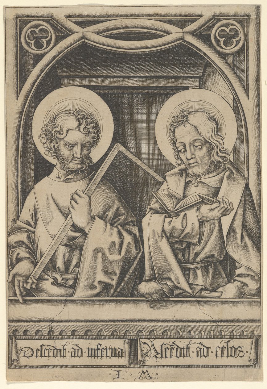 Saints Thomas et Jacques le Mineur, des Apôtres - Israhel van Meckenem