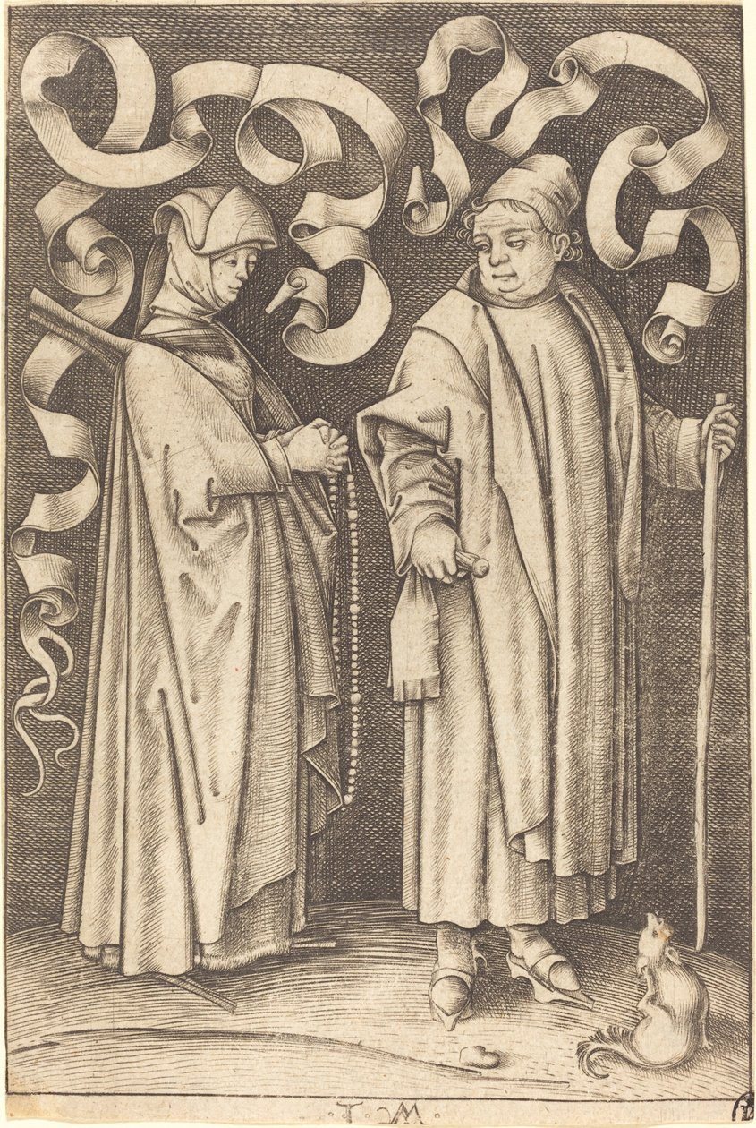 Les Fidèles, vers 1495-1503 - Israhel van Meckenem