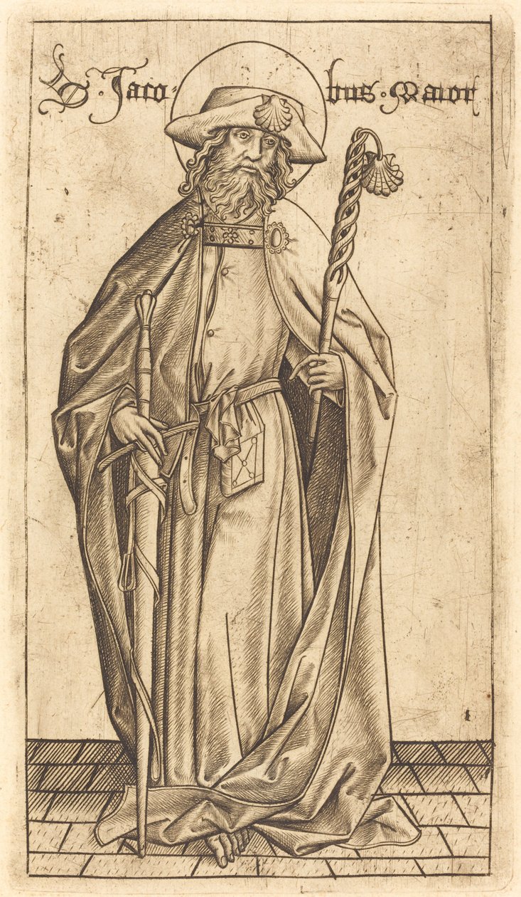 Saint Jacques le Majeur - Israhel van Meckenem after Master E.S.
