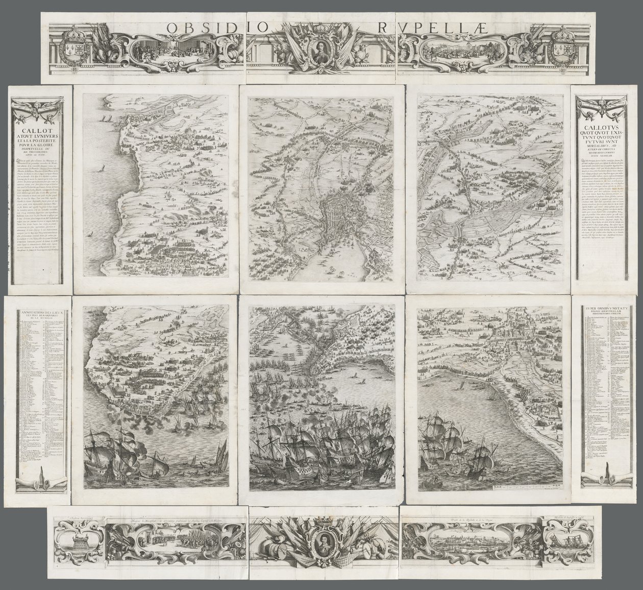 Le siège de La Rochelle, 1628-1630 - Israël Henriet