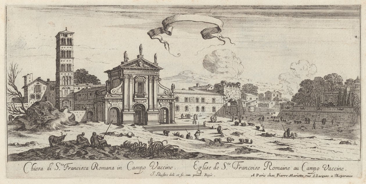 Église de Sainte Françoise Romaine au Campo Vaccino - Israël Silvestre
