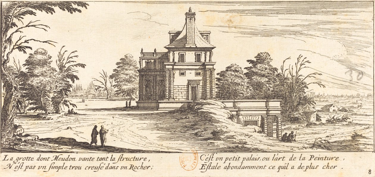 La Grotte de Meudon - Israël Silvestre