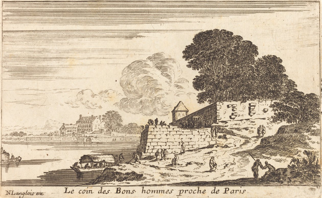Le coin des Bons hommes proche de Paris - Israël Silvestre
