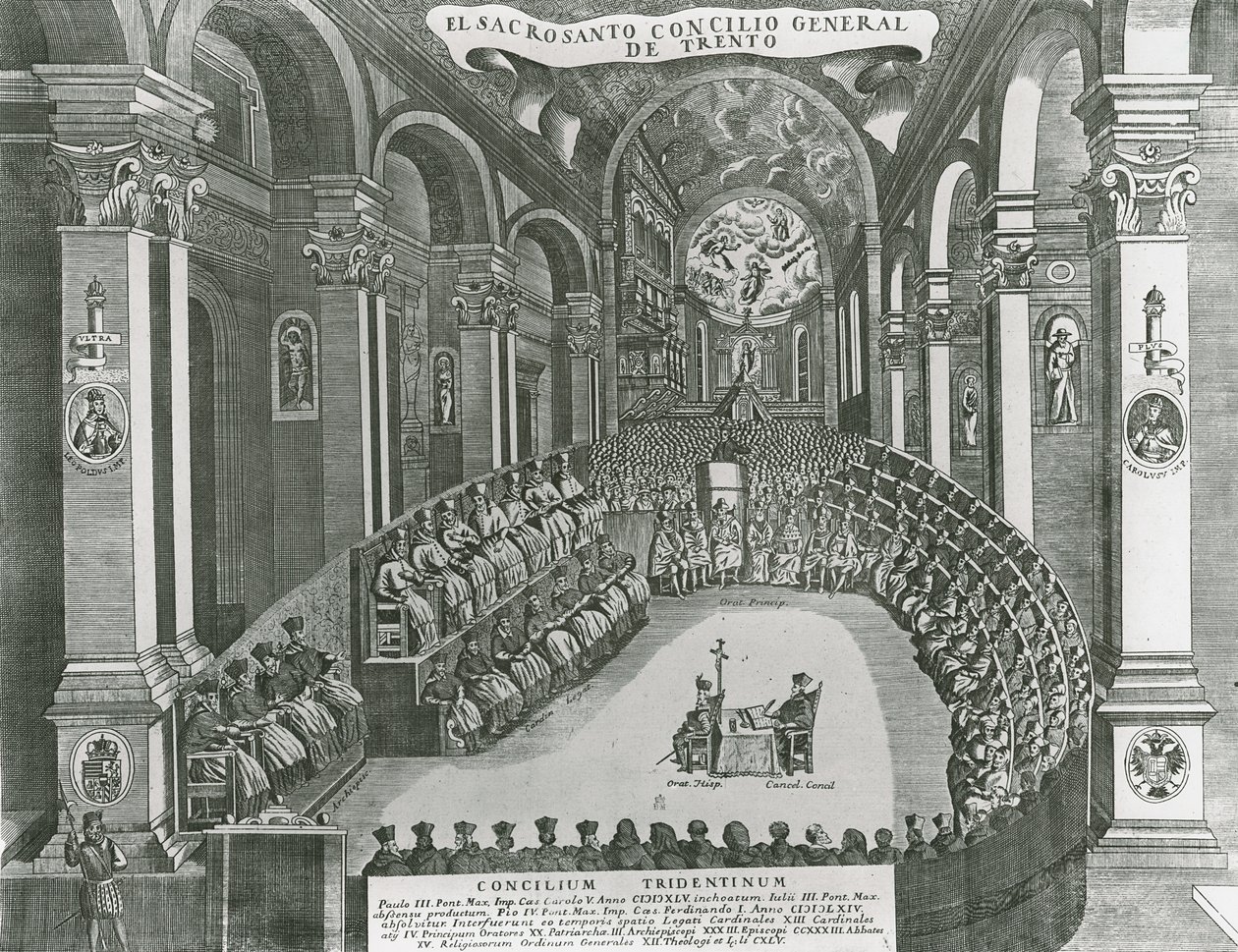 El Sacrosanto Concilio General de Trento - Italian School