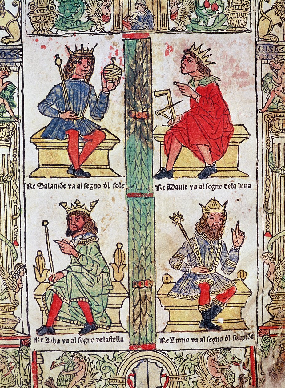 Roi David, Salomon, Luba et Turnis, de 